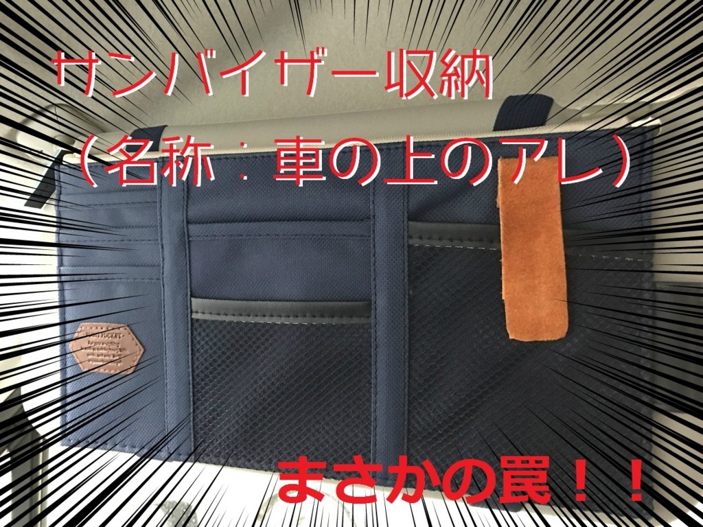 Amazonで買った車の上の例のアレ サンバイザー収納がわりと優秀なんです Ase As1337 クロレビ