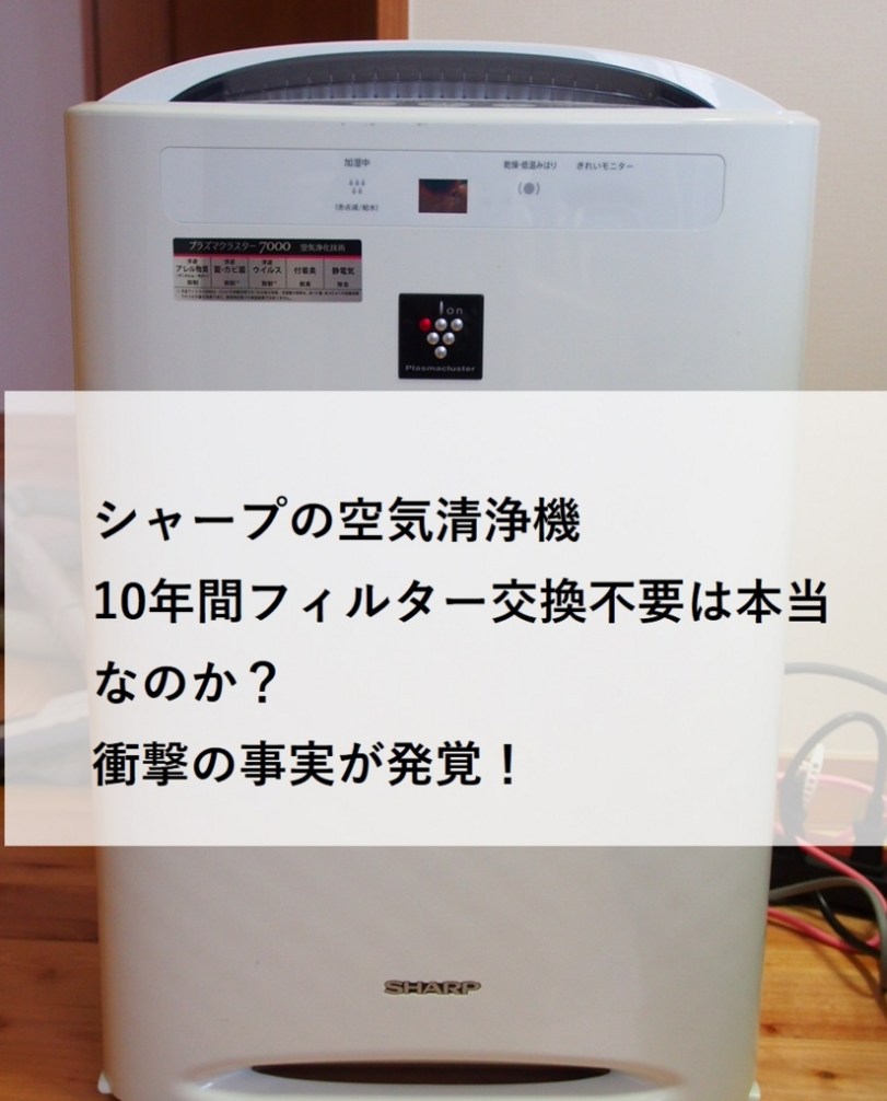 本当に加湿フィルターは10年間交換しなくても大丈夫なのか シャープのプラズマクラスター空気清浄機を3年ぶりに開けてみた クロレビ